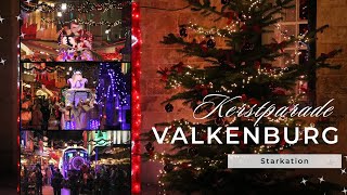 Sfeerimpressie Kerststad Valkenburg Kerstparade 2024 [upl. by Ziagos]