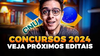 🔥 AGORA VAI MAIORES CONCURSOS PÚBLICOS DE 2024 [upl. by Ysdnil]