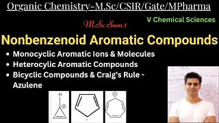 Nonbenzenoid Aromatic compounds  MScBScGateCSIRMpahrma vchemicalsciences9396 [upl. by Crescantia]