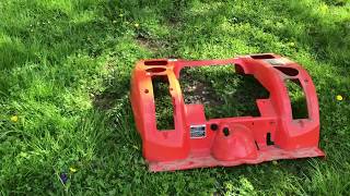 14  Kubota BX1850 Rear Fender Engine Bonnet amp HST Fan Replacement  Pt 1 of 9 [upl. by Bryan]