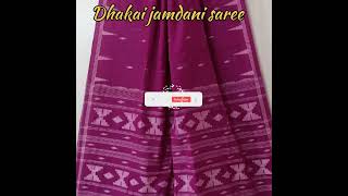 Dhakai jamdani sarees with Bp saree new saree fashion bangladesh trending tripuraassam [upl. by Lattonia]