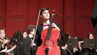 Giorgio Poma 2018 LaGuardia HS Concerto 1st place winner Concert Elgar Concerto Mov4 [upl. by Boardman]