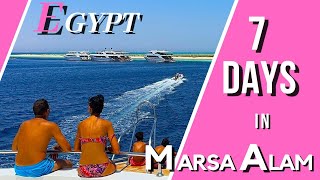 Marsa Alam in 7 Days  Madinat Coraya  Port Ghalib  Hamata  Qulaan Islands  Marsa Mubarak Egypt [upl. by Janna233]