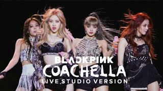 BLACKPINK  INTRO  DDUDU DDUDU  COACHELLA 2019 Live Band Studio Version [upl. by Vivianne616]