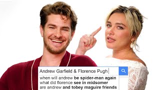 Andrew Garfield amp Florence Pugh Answer The Webs Most Searched Questions  WIRED [upl. by Ramor]