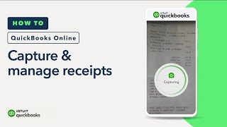 How to capture and manage receipts in QuickBooks Online [upl. by Killion]