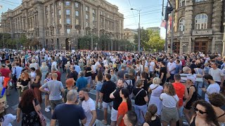 UŽIVO protest opozicije u Beogradu [upl. by Ayal79]