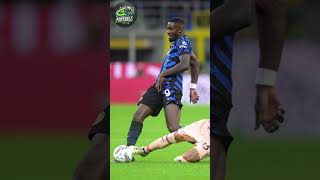 Hattrick Marcus Thuram intermilan football seriea [upl. by Yobybab]