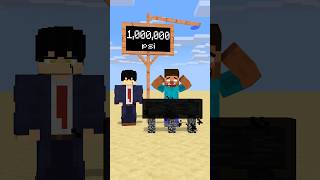 HELP Herobrine To Power Up Break Heavier And Heavier Bedrock friendship shorts trending anime [upl. by Alilak]