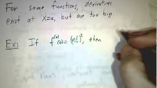 Taylor series what can go wrong [upl. by Margarethe894]