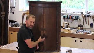 Restoring a Georgian Corner Cabinet Door [upl. by Casilda]