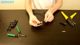 How to Assemble MC4 Connectors  Renogy [upl. by Trevar393]