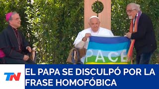 El papa Francisco se disculpó por frases juzgadas como homofóbicas [upl. by Christine]