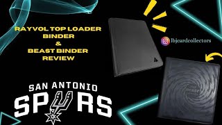 Rayvol top loader binder and the beast binder review for my basketball PC [upl. by Dennie]