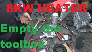 8kw 5 kw diesel heater insides and bearing replacement [upl. by Ardnazil]