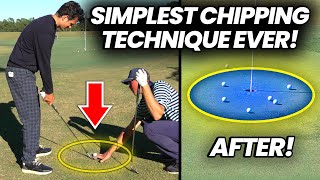 Golfs Simplest Chipping Technique Ever  It Makes You Scary Good [upl. by Brote]