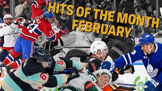 NHL Hits of the Month Febuary 2024 [upl. by Tristam]