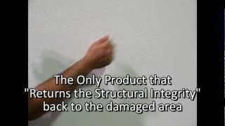 How to Fix or Repair a Hole in Drywall using the Fireguard Plug  Maintain the Fire Rating [upl. by Charlene]