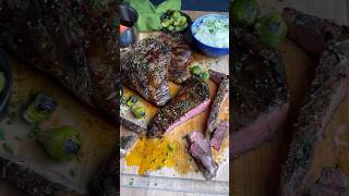 ButterBasted Porterhouse Steaks on the Grill [upl. by Rosemaria]