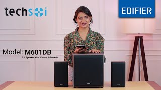 Edifier M601DB Unboxing and Review  Techsoi Technologies [upl. by Jaquelin]