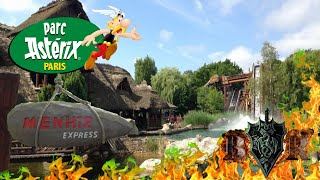 Parc Astérix Menhir Express  Onride [upl. by Etteyniv]