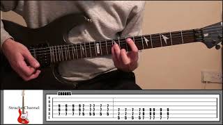 Blink 182  Peggy Sue best guitar lessons tabs INTRO RIFF VERSE CHORUS INTERLUDE BRIDGE [upl. by Atinas256]