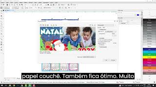 Como colocar Foto em Calendário para Imprimir usando o CorelDRAW [upl. by Alletniuq]