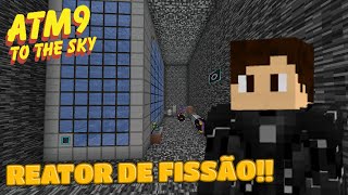 Fazendo o setup do fission reactor do mekanism ATM9 To The Sky EP30 [upl. by Ariay]