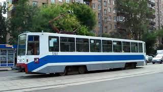 Исчезающие Трамваи в Москве 2009 These Trams Dont Exist Anymore in Moscow Russia [upl. by Yrffej]