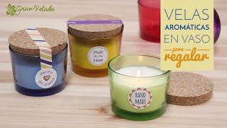 velas aromaticas en vaso para regalar [upl. by Guthrey]