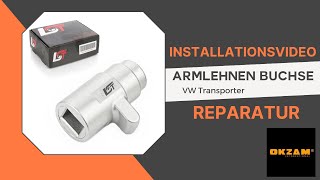 Armlehnen Buchsen Reparatur Anleitung für VW Transporter V T5 VI T6 [upl. by Araes413]