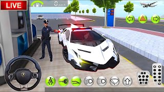 🔴Live Now🔴Refuel His Super police Car Driving 3D Driving Class Simulation Android gameplays [upl. by Amasa498]