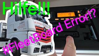 Totorial Actros FleetBoard Error Fehlerbehebung Max 3Minuten Aufwand [upl. by Behlke]