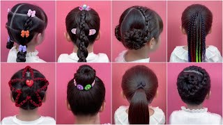 Elegant Braided Bun and Ponytail Hairstyles Tutorial [upl. by Brill]