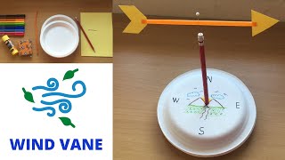 HOW TO MAKE A WIND VANE  Wind vane  School Project  Step by step instructions on making wind vane [upl. by Nicolas347]