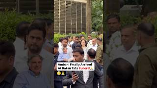 Funeral 😭 ratantata rip ambani mumbai house family sad [upl. by Ysac]