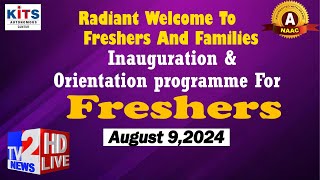 Radiant Welcome To Freshers And Families  Inauguration And Orientation Programme For Freshers Aug 9 [upl. by Nagram]