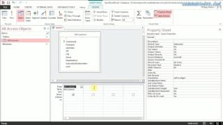 How to create a simple select query in Microsoft Access [upl. by Annayhs54]