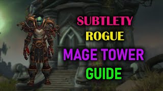 Subtlety Rogue  Mage Tower  Guide  Voice  Dragonflight Season 4 1027 [upl. by Ecinuahs]