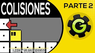 Como Hacer Un Juego De Plataformas En Game Maker 81 2  Colisiones Contra Muros [upl. by Yddur]