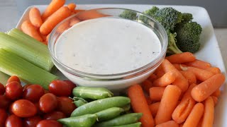 Easy Homemade Ranch Dressing Recipe [upl. by Bruning]