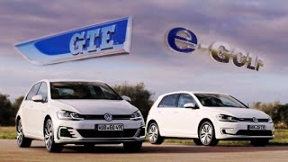 Las nuevas eco variantes eGolf y Golf GTE [upl. by Yanffit751]