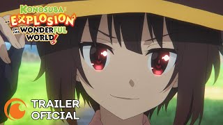 KONOSUBA  An Explosion on This Wonderful World  TRAILER OFICIAL [upl. by Nilek]