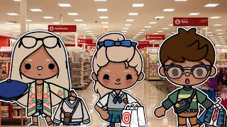 Going To TARGET In New York 🛍😱  with voice  Toca Boca Life World [upl. by Neret]