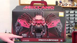 MECCANO MECCASPIDER SET REVIEW 2017 [upl. by Nosyerg319]