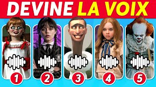 Devine la Voix Mercredi M3GAN Skibidi Toilet Annabelle IT Pennywise [upl. by Pravit]