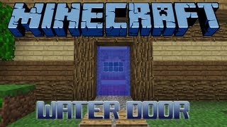 Minecraft Water Door [upl. by Jessie]