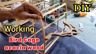 DIY Bird Cage Making Work [upl. by Ihtak]