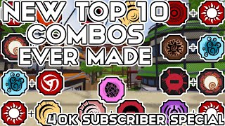 The NEW TOP 10 COMBOS In Shindo Life  Top 10 Combos In Order  Shindo Life Combos  40k Special [upl. by Durante]