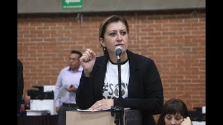 Dip Laura Cristina Márquez Alcalá PAN  En contra del dictamen de la reforma del PoderJudicial [upl. by Rehc]